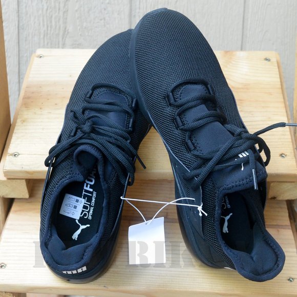 Black PUMA Men's Electron Street Shoe - Picture 5 of 6